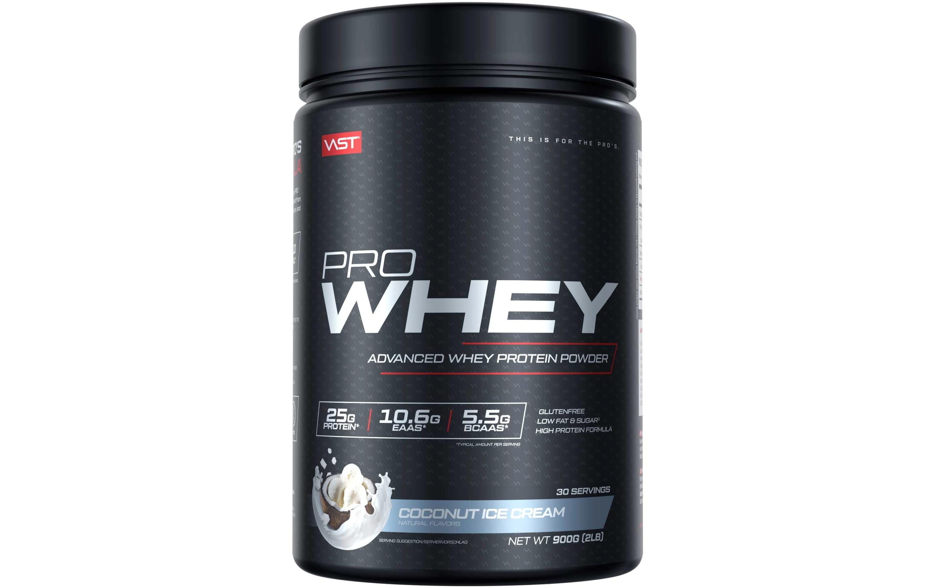 Pulver Pro Whey Dose: 900g, Coconut Ice CreamProteingetränk