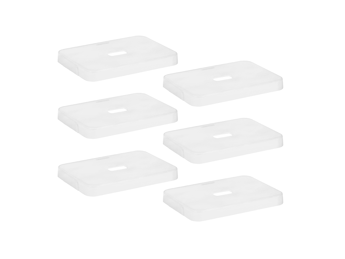 Sunware Sigma home transparante deksel - set van 6