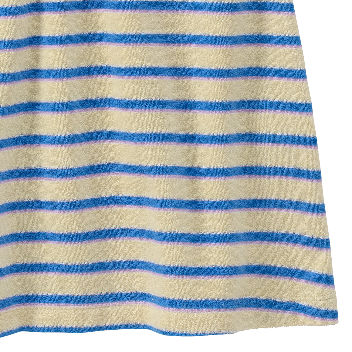 Topolino Mädchen Frottee-Kleid mit Streifen blau / creme