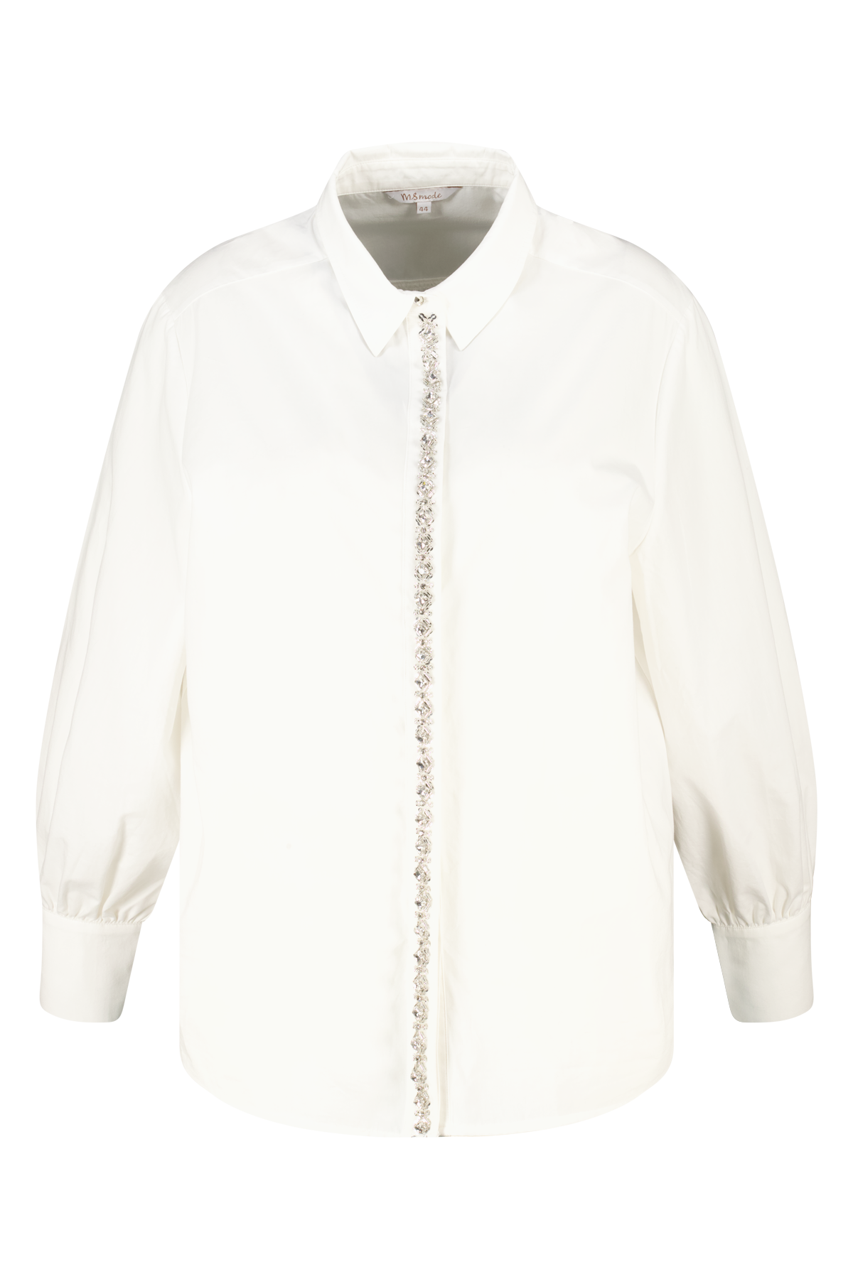 Blouse met stras Wit
