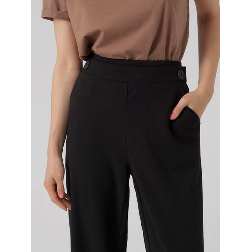 Vero Moda Liva Wide Bukser, Black, XL/L32
