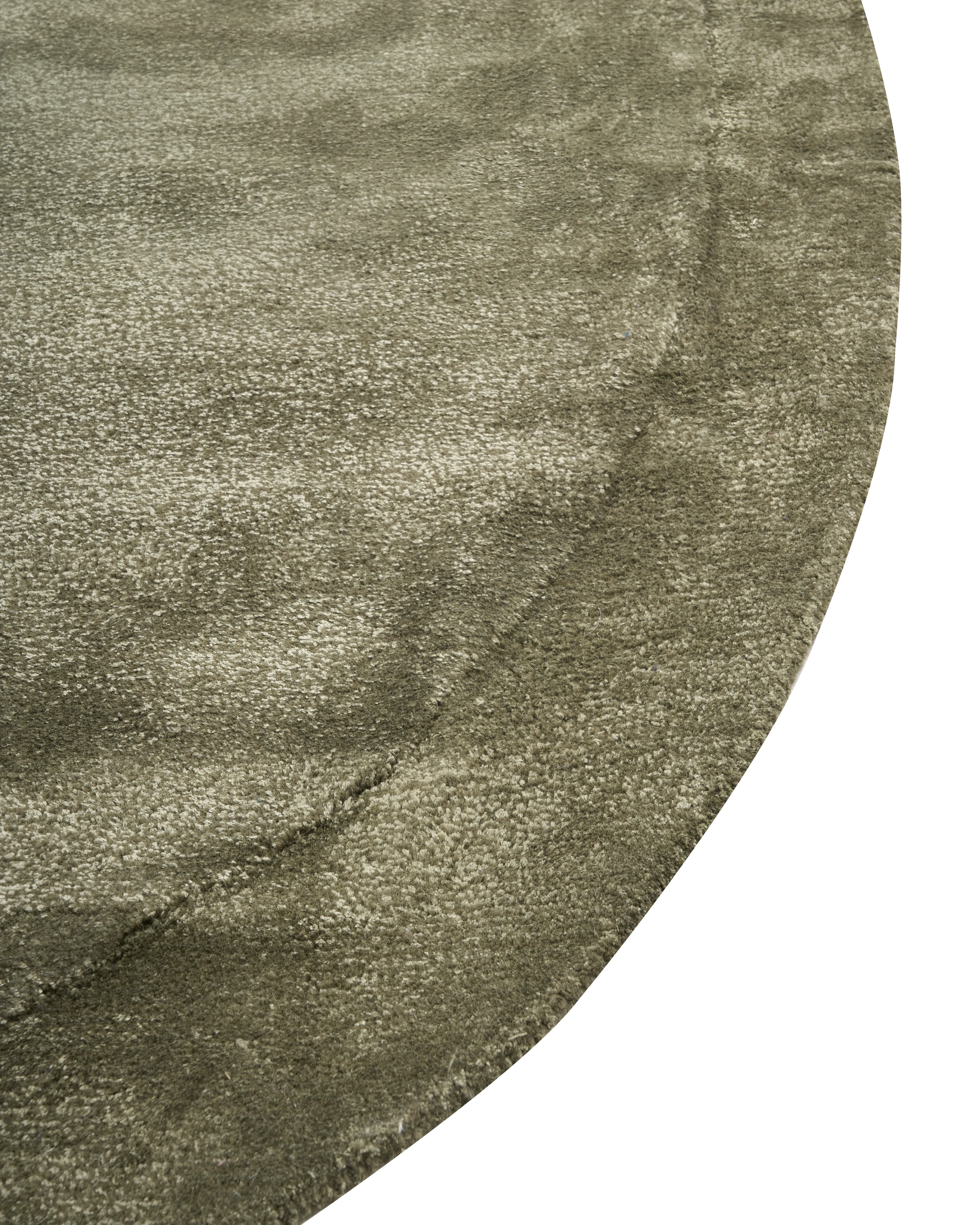 Vloerkleed MITHA Olijfgroen 200 x 300 cm Viscose
