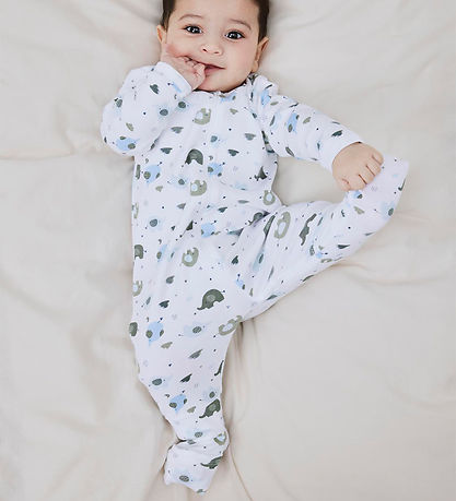 Name It Natdragt - Noos - NbmNightsuit - 2-pak - Baby Blue