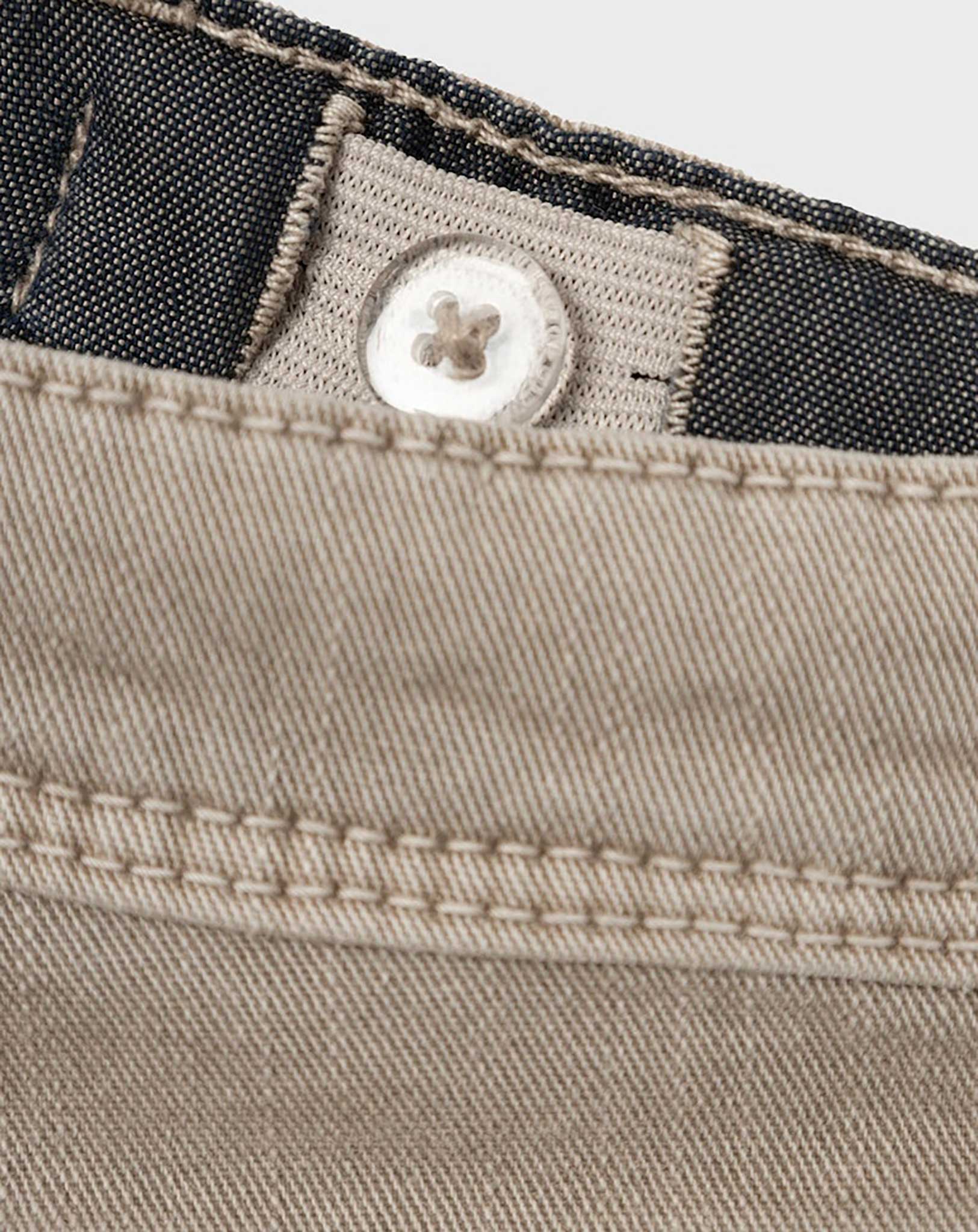Twill-Hose NKMSILAS TAPERED 1320-TP in winter twig