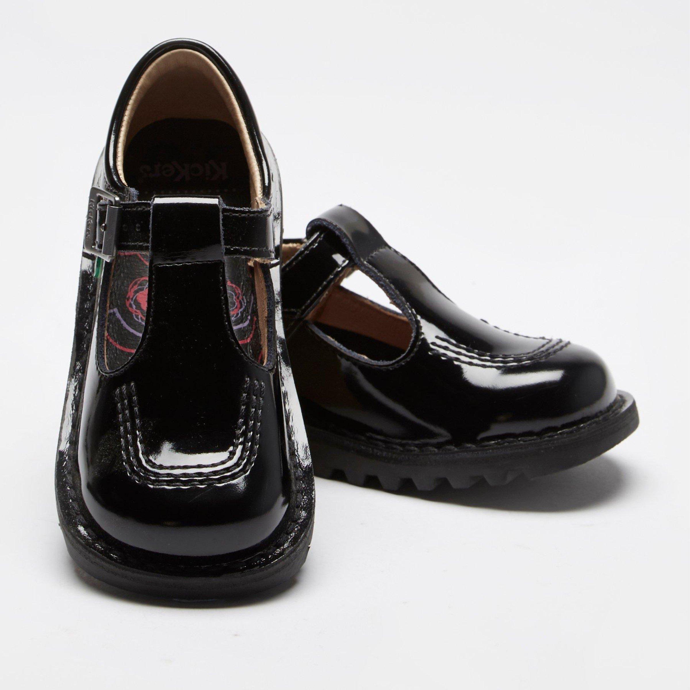 Kickers Kickers Kick T-Bar Patent Leather Shoes