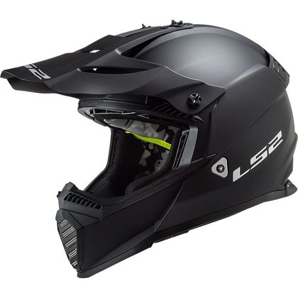 Casque cross LS2 MX437J - FAST MINI EVO - SOLID - Noir