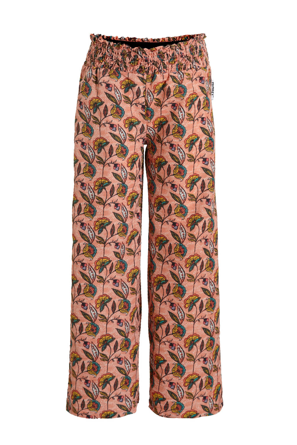Me & My Monkey culotte Poppy met all over print lichtroze