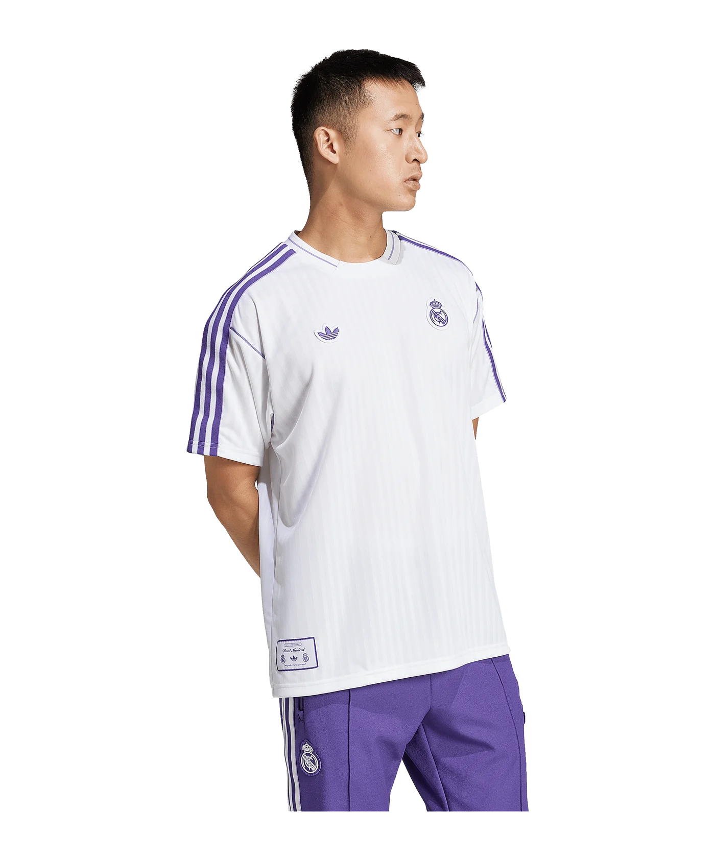 adidas Real Madrid Terrace Icon Trikot Weiss