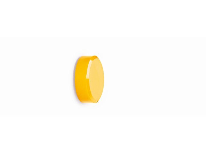 Maul Haftmagnet MAULpro 20 x Ø 30 mm Gelb, 20 Stück Kraftmagnet