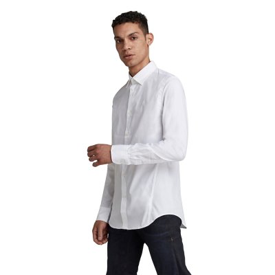Chemise à manches longues homme Dressed Super BLANC G-STAR