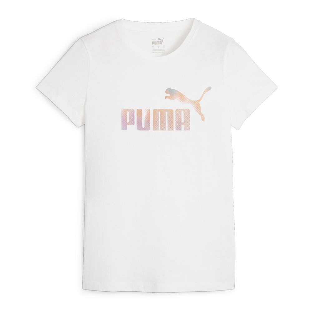 Puma T-shirt Blanc Femme Puma Ess+ Summer Daze