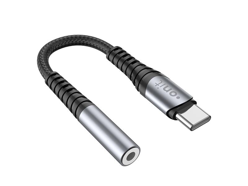 onit Digital-Audio-Adapter USB-C auf 3.5 mm Klinke Zum Anschliessen von Audiozubehör an der USB-C-Buchse von Mobilgeräten