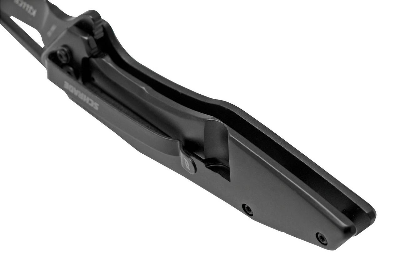 Schrade Killer Whale 1159321, zwart aluminium, zakmes