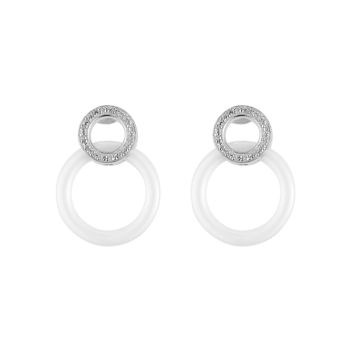 Boucles d'oreilles clous en Argent