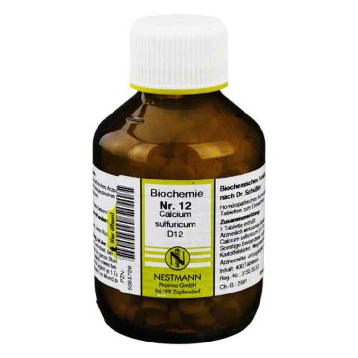 Biochemie 12 Calcium sulfuricum D 12 Tabletten, 400 St