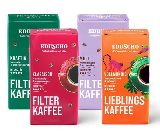 Eduscho Filterkaffee Probierset - Gemahlen