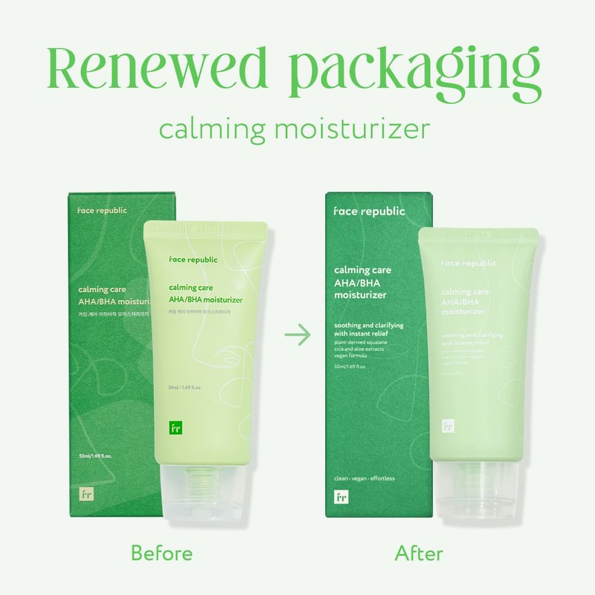 face republic - Kalmerende verzorging AHA/BHA-vochtinbrengende crème