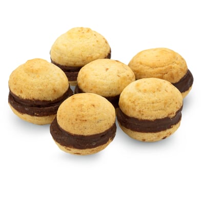 Baci di Dama Orangenkekse mit Schokolade