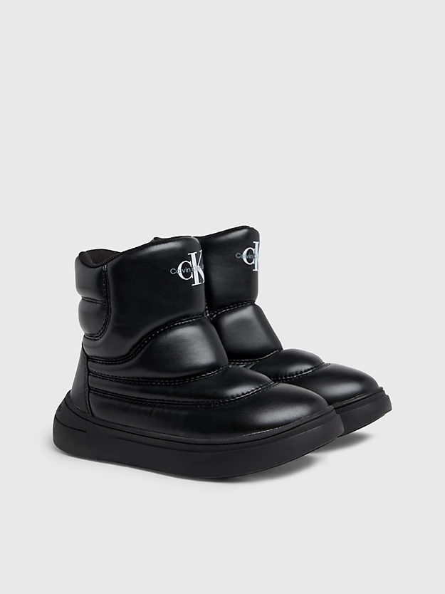 Botas acolchoadas infantis
