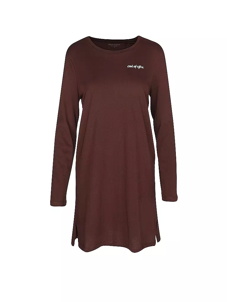 MARC O'POLO Nachthemd - Sleepshirt dunkelrot