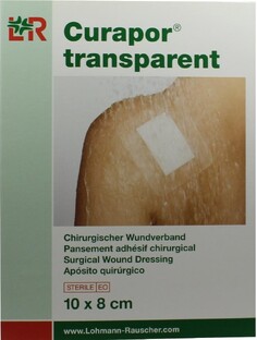 Lohmann & Rauscher Curapor Transparant Wondverband 10x8cm 5ST