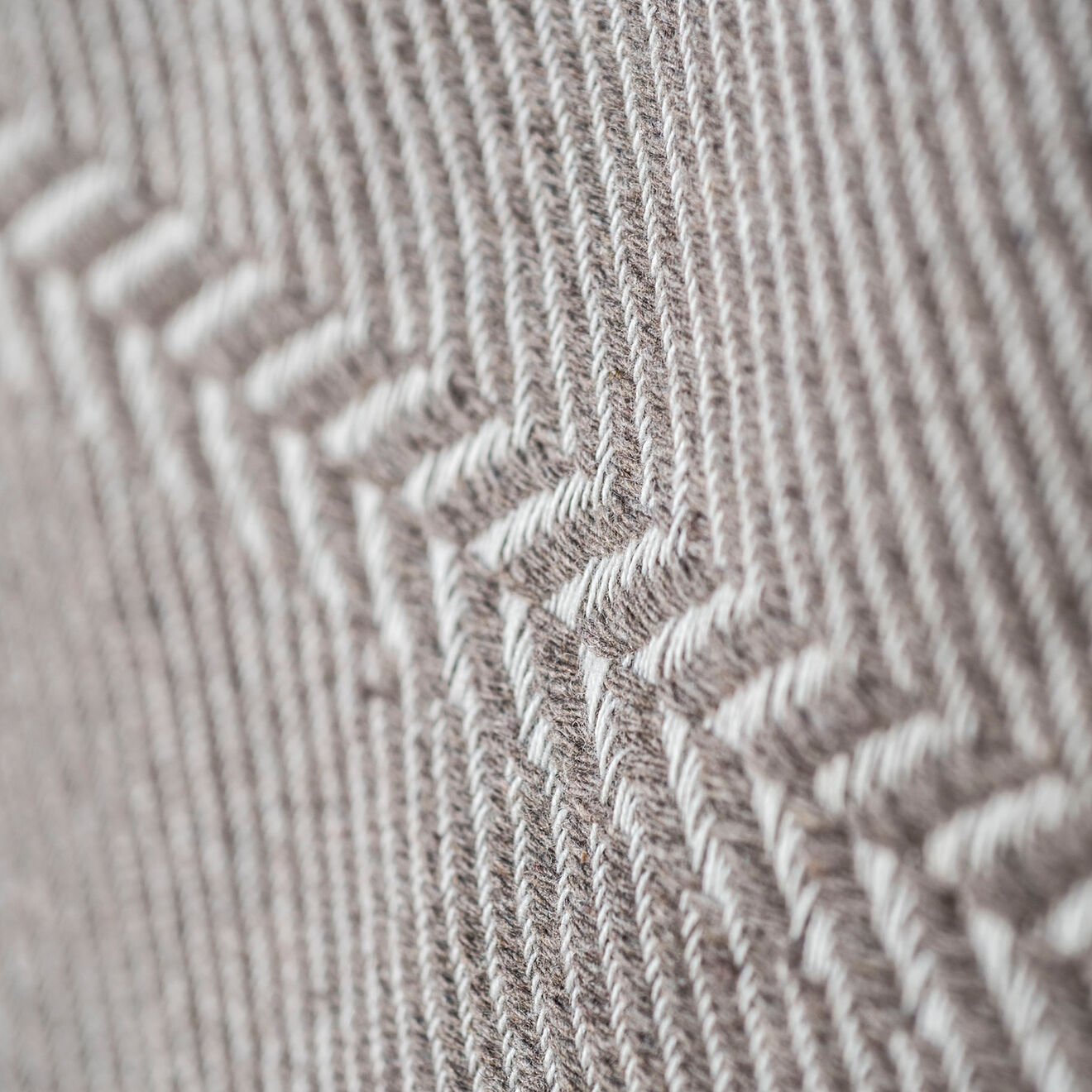 Febronie Plaid Oslo Jacquard gris moyen