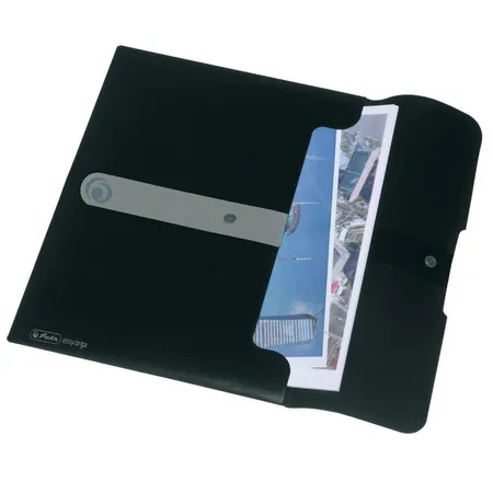 Herlitz Dokumententasche PP A4 schwarz