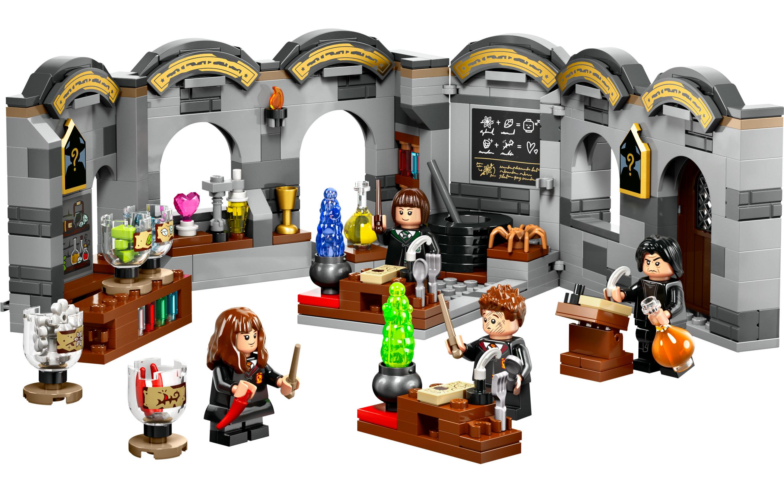 Harry Potter Schloss Hogwarts: Zaubertrankunterricht 76431Detailgetreues Klassenzimmer-Spielset von Wizarding World