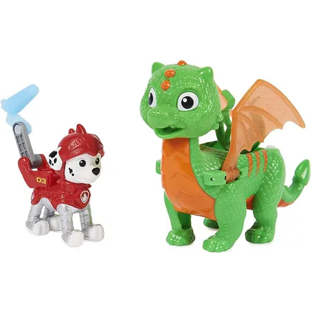 Spin Master Paw Patrol Rescue Knights Rettungsritter Marshall und Dragon Jade