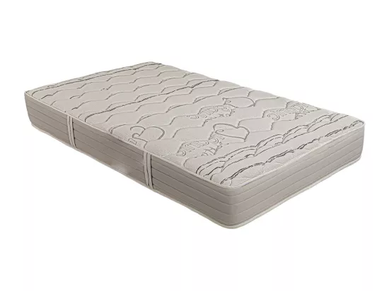Matelas réversible CERVO 180x200 cm, en mousse mémoire de forme, indépendance du couchage, ferme, face été/hiver, épaisseur 24 cm