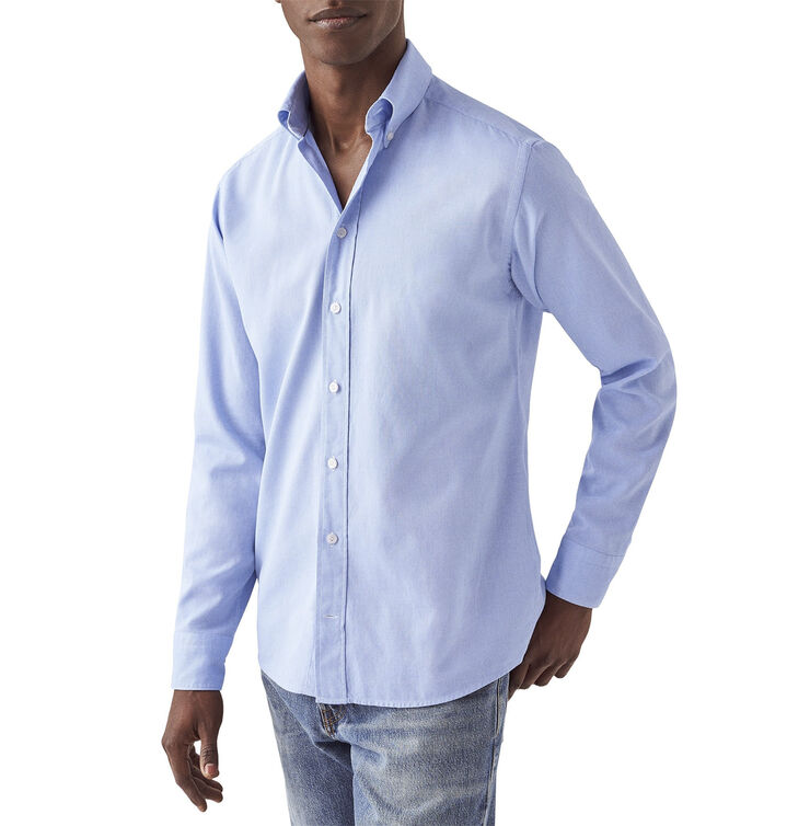 ETON Light Blue Royal Oxford Shirt - Slim Fit Blå