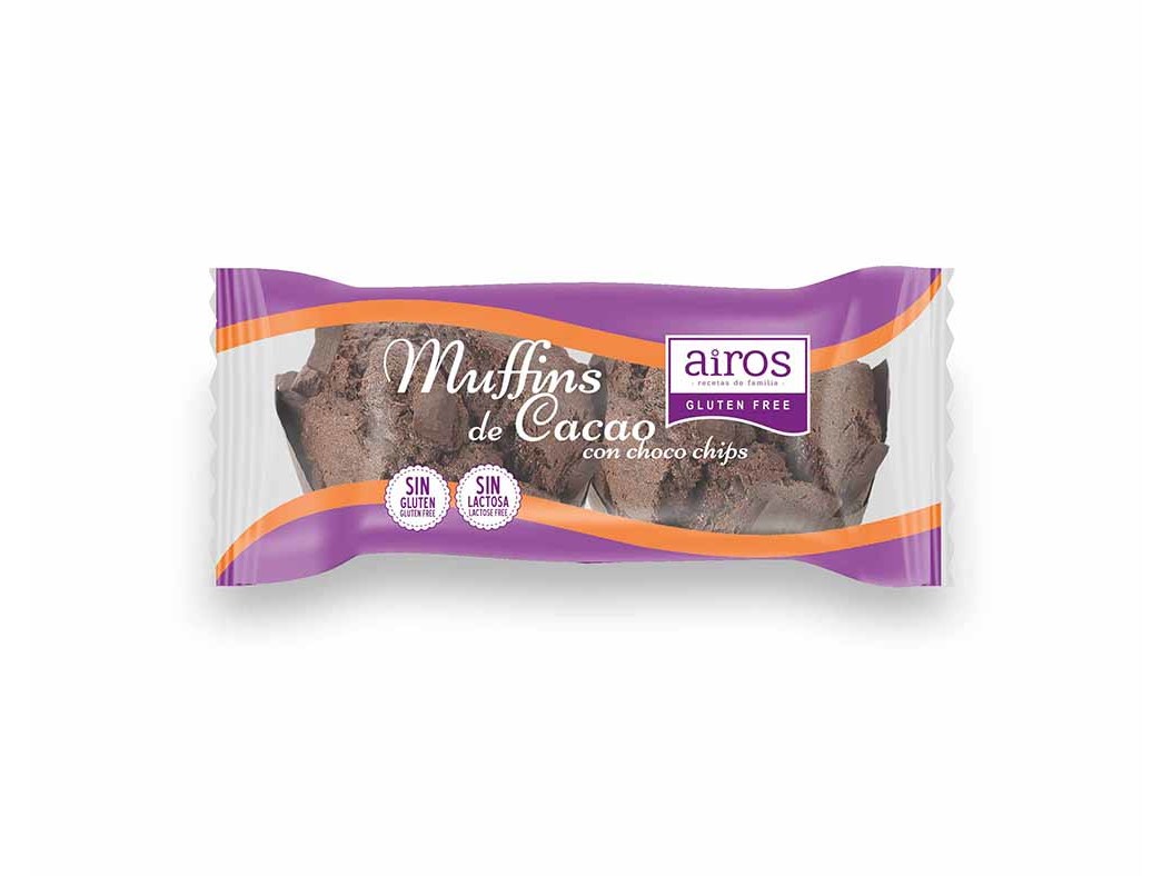 MUFFIN AIROS CACAU SEM GLÚTEN 170G