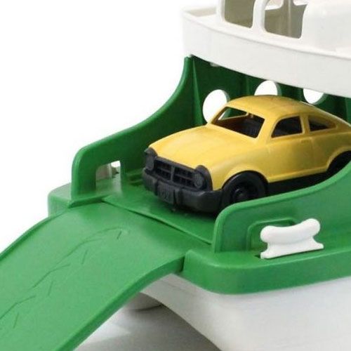 Green toys veerboot met autootjes - gerecycled