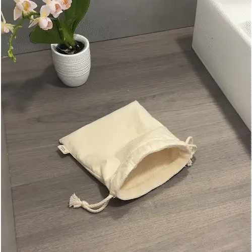 Pochette à savon en coton - Version 1