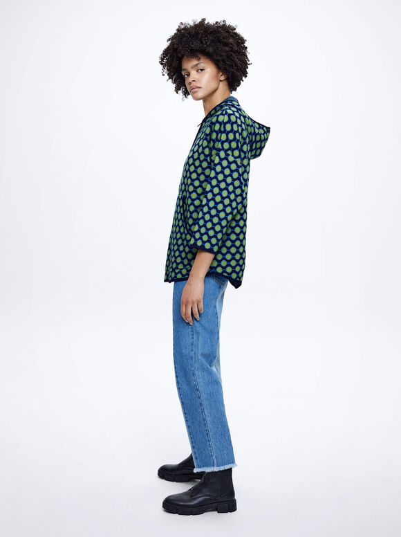 Suéter de malha jacquard - Multicolorido