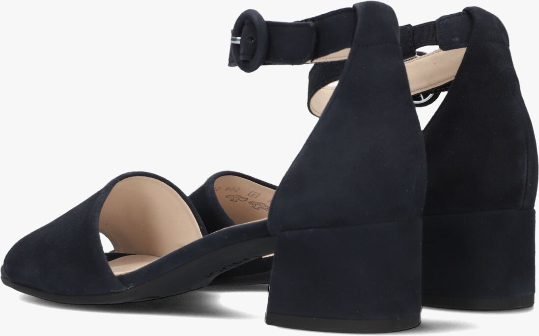 blauwe gabor sandalen met hak 902