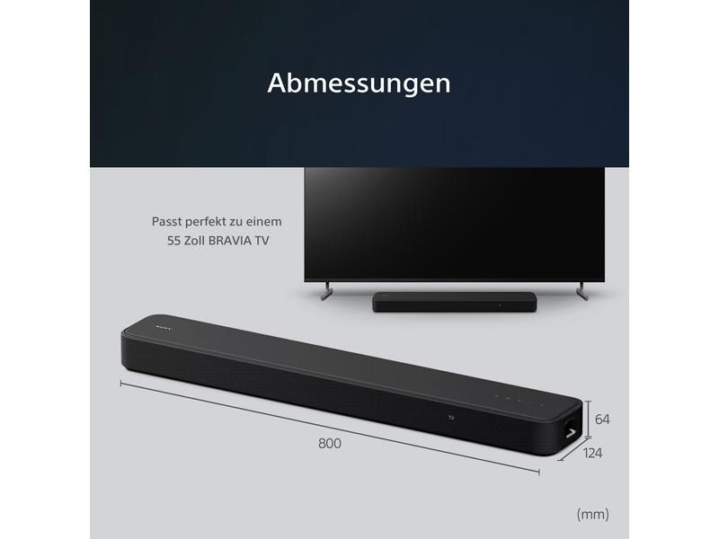 Sony Soundbar HT-S2000 Geniessen Sie Surround Sound bei allen Inhalten
