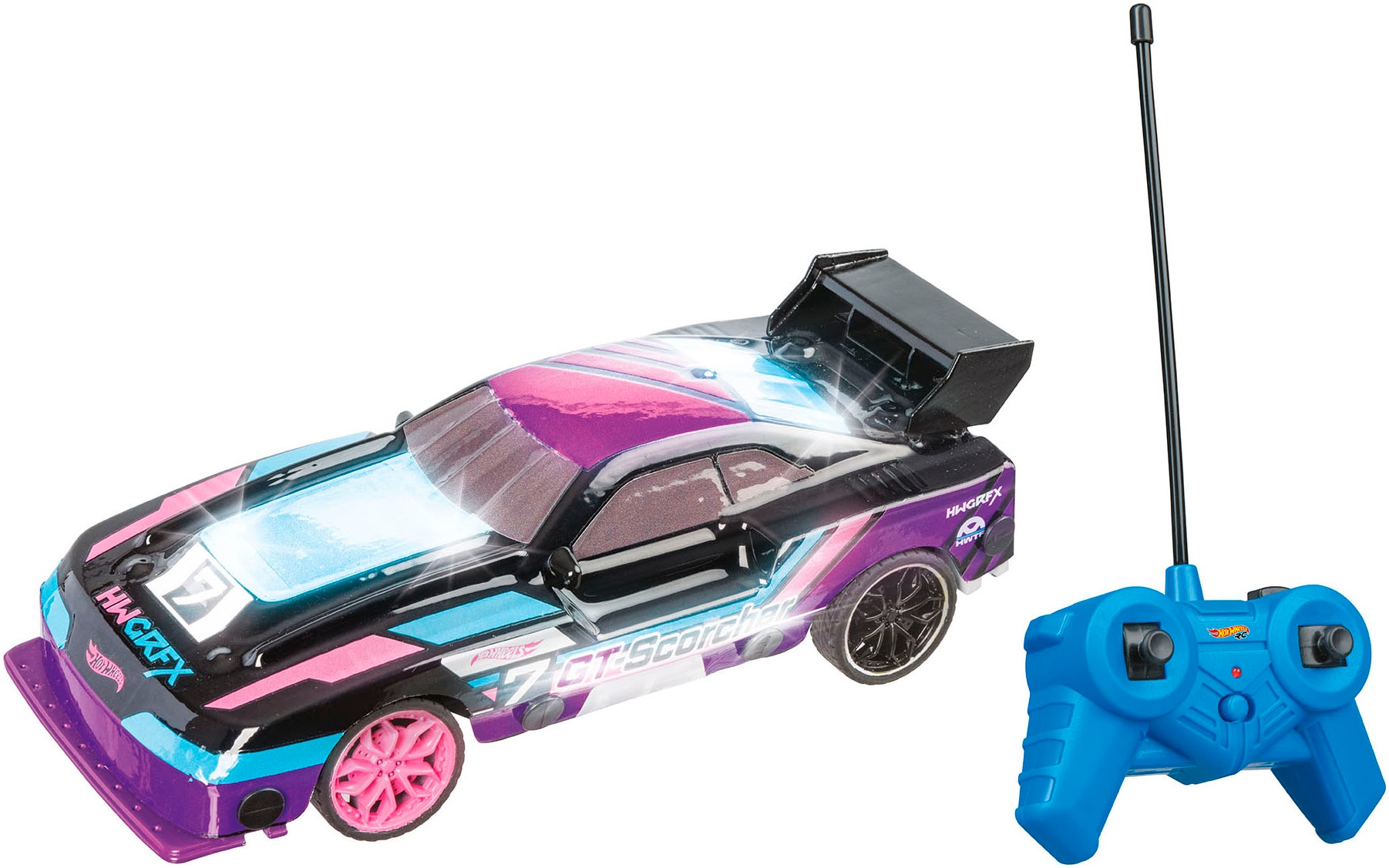 Happy People RC-Auto »HOT WHEELS RC Lets Race GT Scorcher« mit Licht-Effekt