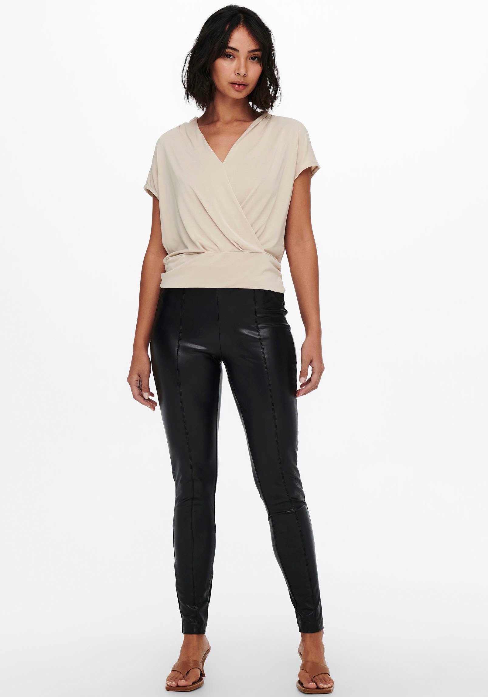 ONLY Lederimitathose »ONLJESSIE FAUX LEATHER LEGGING OTW NOOS«