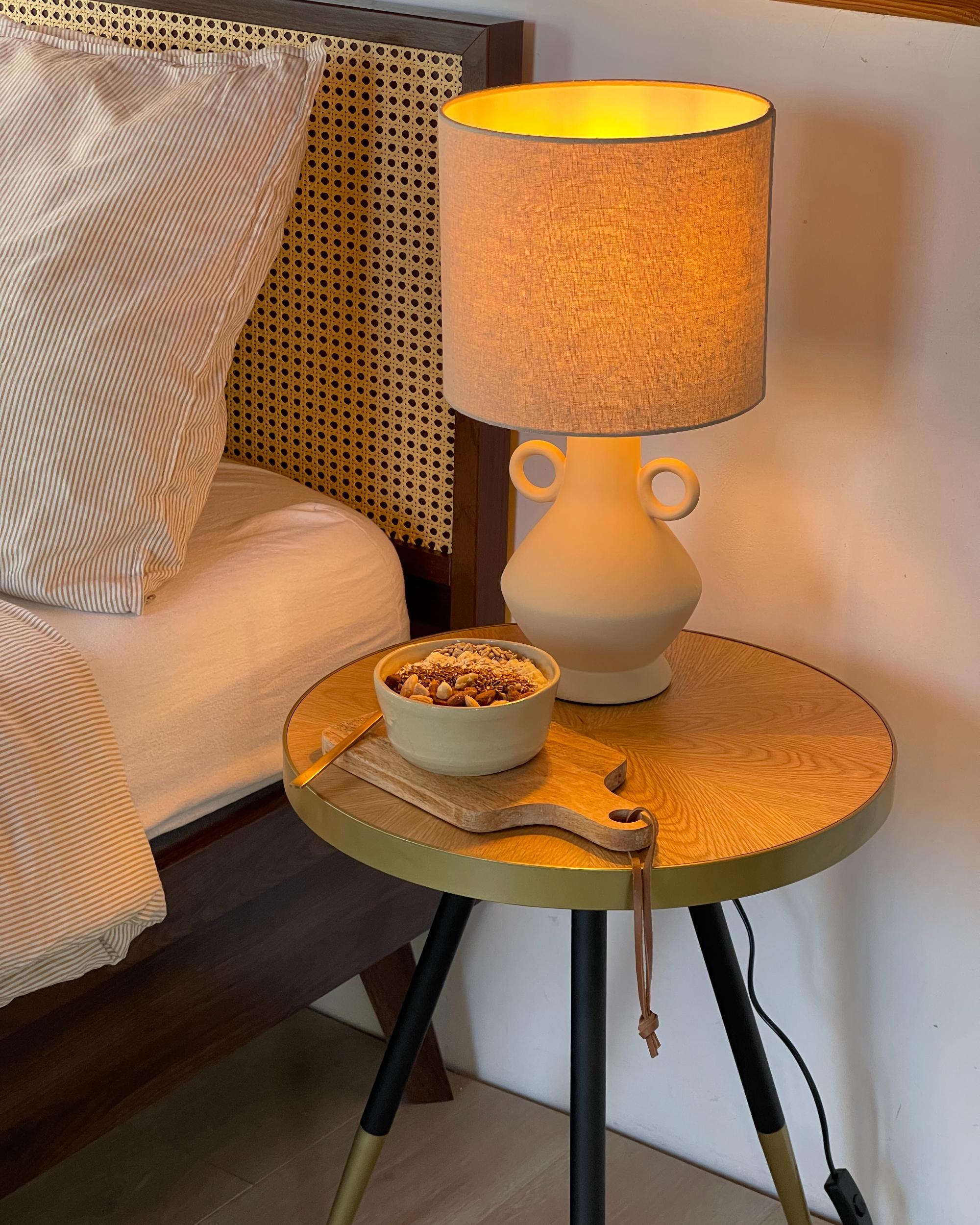 Tafellamp KERULEN Keramiek Beige