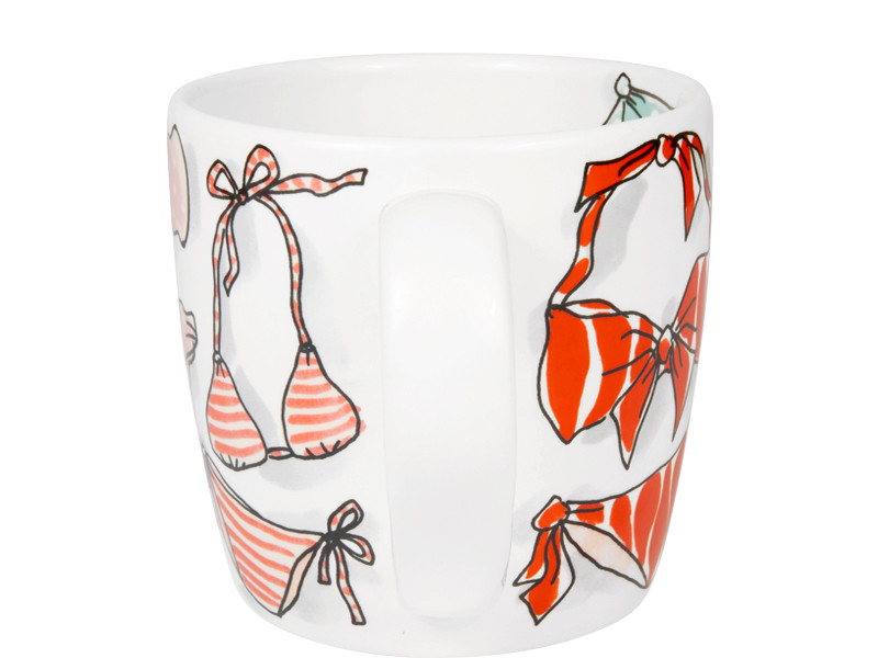 Cappuccinobeker 0,5l La Plage Bikini