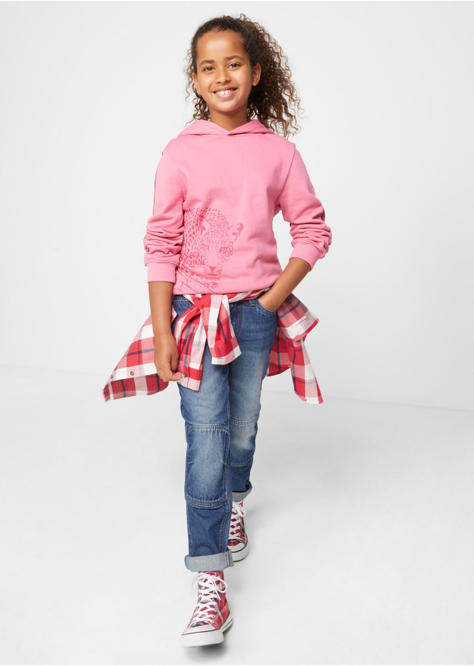 Sweat-shirt à capuche fille