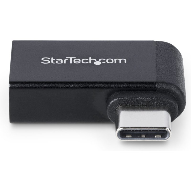 StarTech.com Adaptateur USB-C vers USB-A, Coudé à Droite, USB 5Gbps, 3A, Convertisseur USB-C Mâle vers USB-A Femelle, Boîtier Métallique Durable - Compatible Thunderbolt