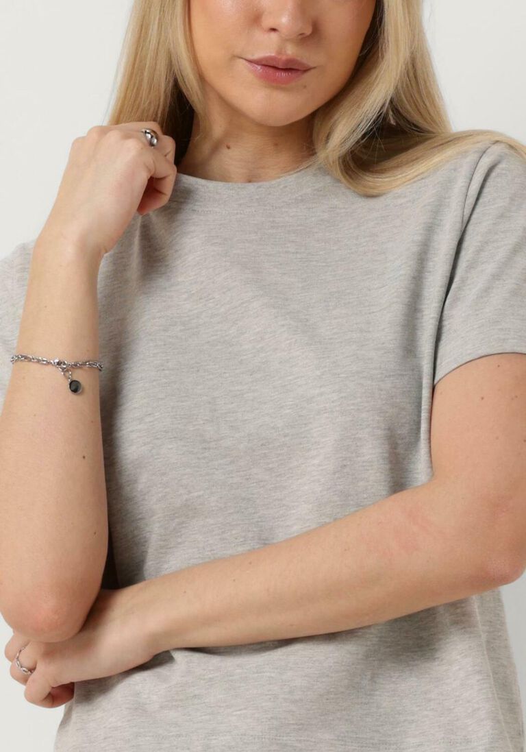 SELECTED FEMME lichtgrijze selected femme t-shirt slfessential ss boxy tee
