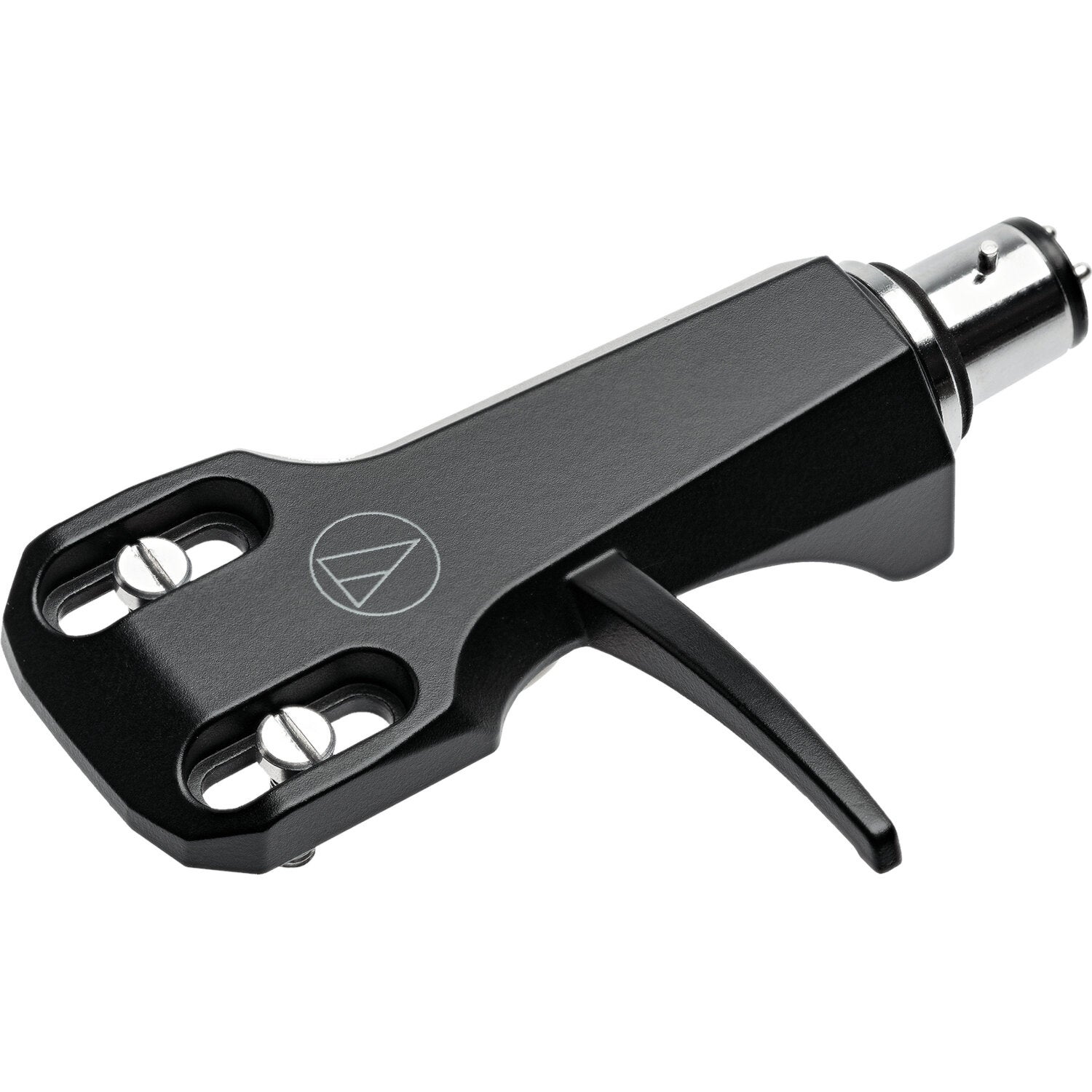 Audio Technica AT-VM95EN/H MM cartridge gemonteerd op headshell, naakt elliptisch