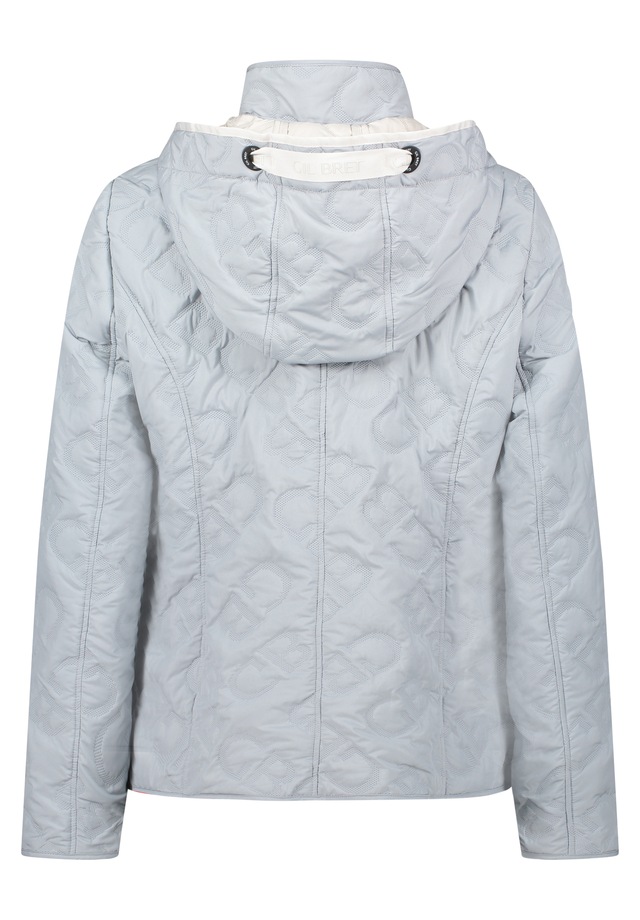 Gil Bret Outdoorjacke mit Kapuze mit Strukturmuster