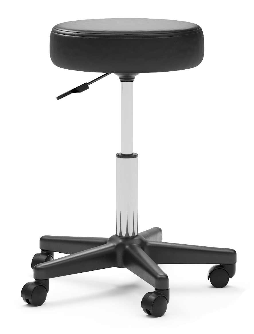 Rollhocker schwarz