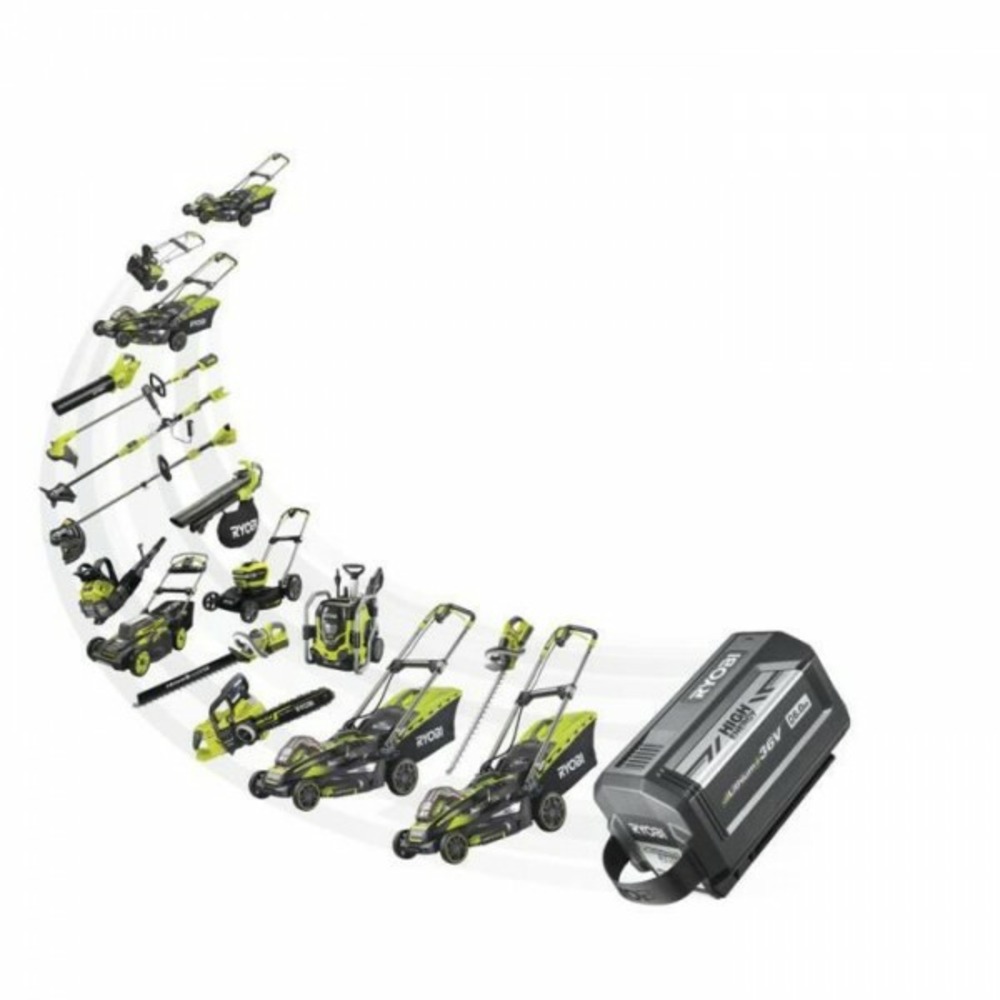 Tondeuse a gazon sur batterie 51cm de coupe ry36lmx51a-160 - livré avec 1 batterie 36v 6.0ah et chargeur rapide