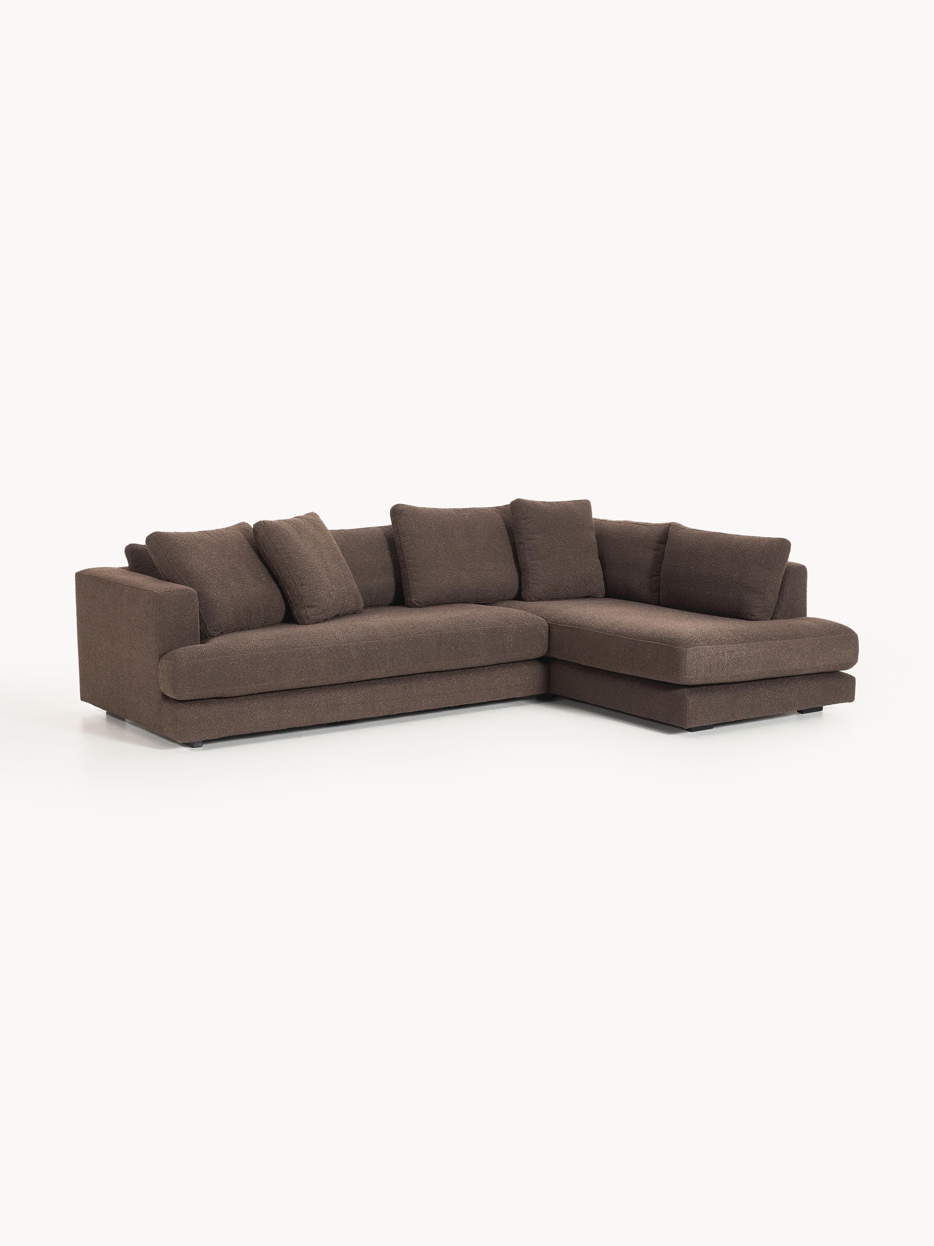 Bouclé hoekbank Tribeca