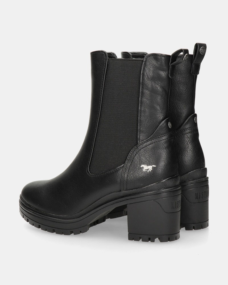 Mustang Rits- & gesloten boots  - zwart